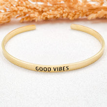 Load image into Gallery viewer, Bracelet Brass Quote 15 Cm
