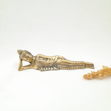 Load image into Gallery viewer, Brass Decor Sleeping Buddha Mini
