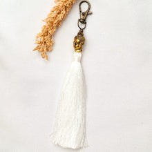 Load image into Gallery viewer, Keychain Tassel Buddha Head Small
