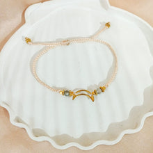 Load image into Gallery viewer, Bracelet Braid Wire Moon and Star
