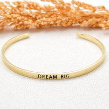 Load image into Gallery viewer, Bracelet Brass Quote 15 Cm
