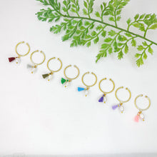 Load image into Gallery viewer, Ring Charm Pearl Tassel
