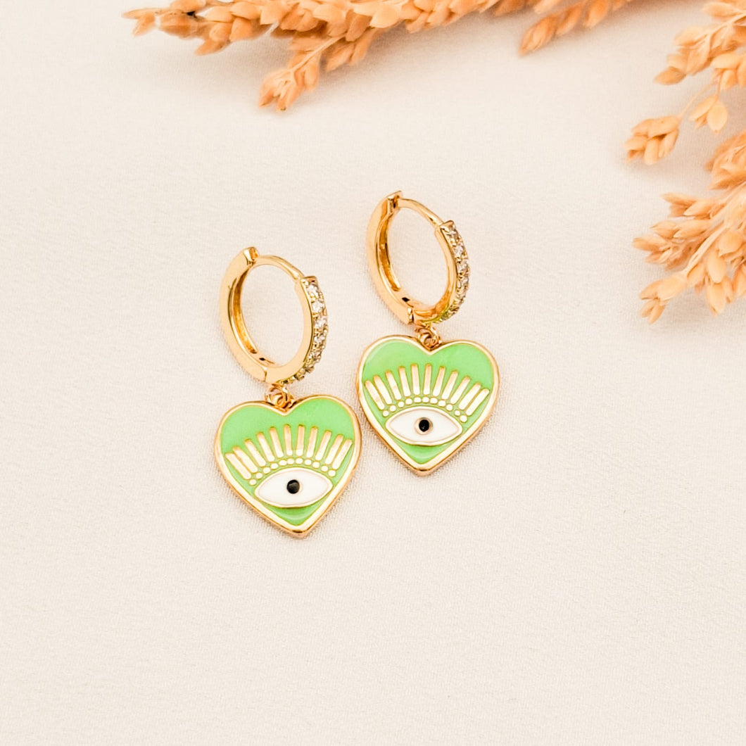 Earring love eye