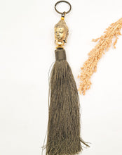Load image into Gallery viewer, Keychain Tassel Budha Head
