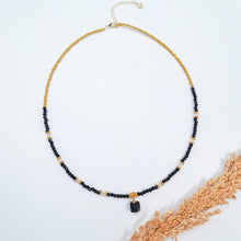 Load image into Gallery viewer, Choker Half Crystal Cube Pendant
