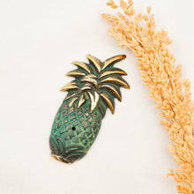 Load image into Gallery viewer, Brass Incense Holder Pineapple
