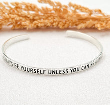Load image into Gallery viewer, Bracelet Brass Quote 15 Cm
