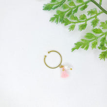 Load image into Gallery viewer, Ring Charm Pearl Tassel
