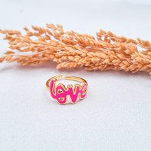 Load image into Gallery viewer, Ring Enamel Love
