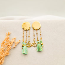 Load image into Gallery viewer, Earring Stud Circle and Charm
