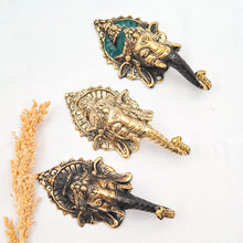 Load image into Gallery viewer, Brass Hook Ganesha Small
