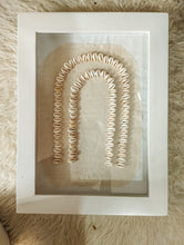 Load image into Gallery viewer, Frame with Shell Cowrie Art
