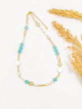 Load image into Gallery viewer, Choker Mix Stone and Pearl
