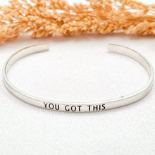 Load image into Gallery viewer, Bracelet Brass Quote 15 Cm

