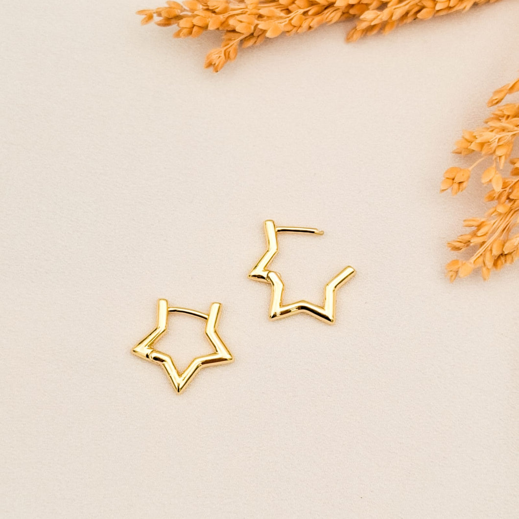 Earring Hoop Star