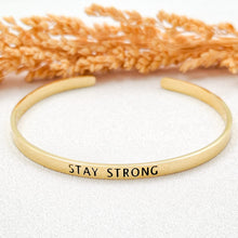 Load image into Gallery viewer, Bracelet Brass Quote 15 Cm
