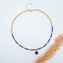 Load image into Gallery viewer, Choker Half Crystal Cube Pendant
