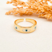 Load image into Gallery viewer, Ring Enamel Three Eye
