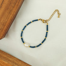 Load image into Gallery viewer, Bracelet Crystal &amp; Single Pearl

