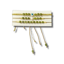 Load image into Gallery viewer, Bracelet Set Eyes and Stone
