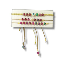 Load image into Gallery viewer, Bracelet Set Eyes and Stone
