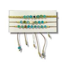 Load image into Gallery viewer, Bracelet Set Eyes and Stone
