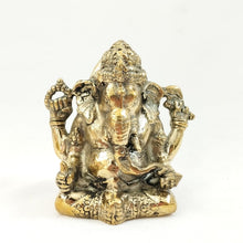 Load image into Gallery viewer, Brass Decor Lord Sitting Ganesha 8cm
