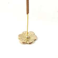 Load image into Gallery viewer, Brass Incense Holder Mini Flower
