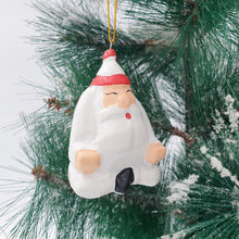 Load image into Gallery viewer, Christmas Ornament Meditating Santa🎄
