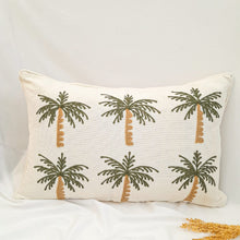 Load image into Gallery viewer, Cushion Cover multi Palm Tree Green
