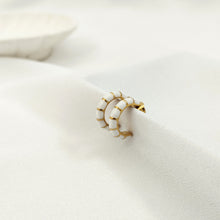 Load image into Gallery viewer, Earring Stud Colorful Gold Strip
