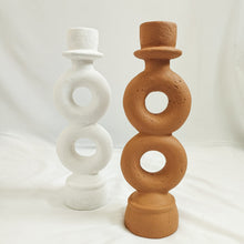 Load image into Gallery viewer, Lombok Ceramic Art Candle Holder Double¬†Circle
