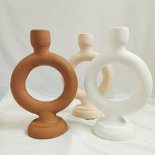 Load image into Gallery viewer, Lombok Ceramic Art Candle Holder Single Circle¬†
