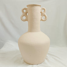 Load image into Gallery viewer, Lombok Ceramic Art Vase With Flower Handles
