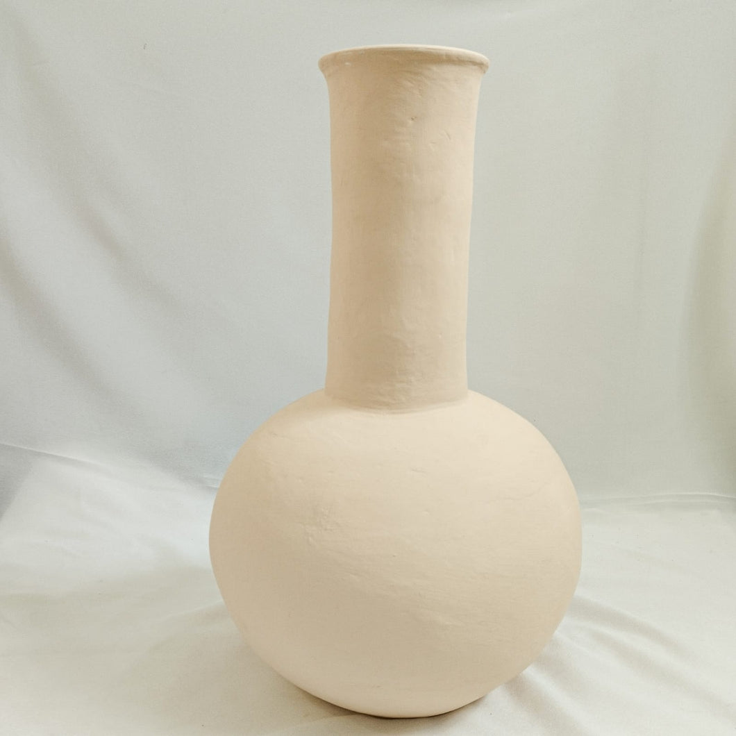 Lombok Ceramic Minimalist Vase with Long¬†Neck