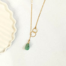Load image into Gallery viewer, Necklace Teardrop Infinity Chain
