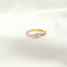 Load image into Gallery viewer, Ring Enamel Crystal
