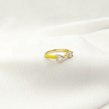Load image into Gallery viewer, Ring Enamel Crystal
