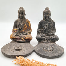 Load image into Gallery viewer, Incense Holder Buddha Meditating
