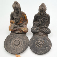 Load image into Gallery viewer, Incense Holder Buddha Meditating
