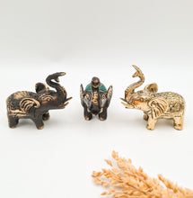 Load image into Gallery viewer, Brass Incense Holder Elephant
