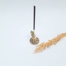 Load image into Gallery viewer, Brass Incense Holder Hand
