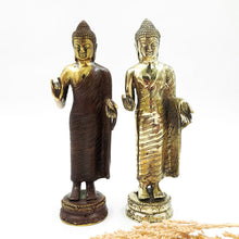 Load image into Gallery viewer, Brass Decor Standing Buddha
