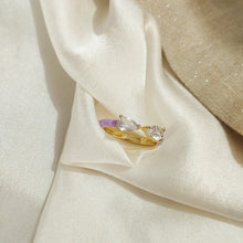 Load image into Gallery viewer, Ring Enamel Crystal
