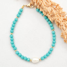 Load image into Gallery viewer, Bracelet Crystal &amp; Single Pearl
