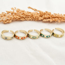 Load image into Gallery viewer, Ring Enamel Three Eye
