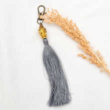 Load image into Gallery viewer, Keychain Tassel Buddha Head Small
