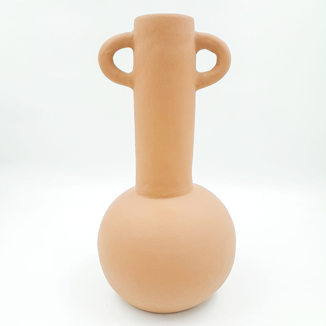Lombok Ceramic Art Vase With Double Handles