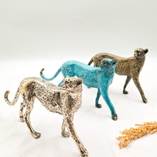 Load image into Gallery viewer, Figurine Brass Cheetah
