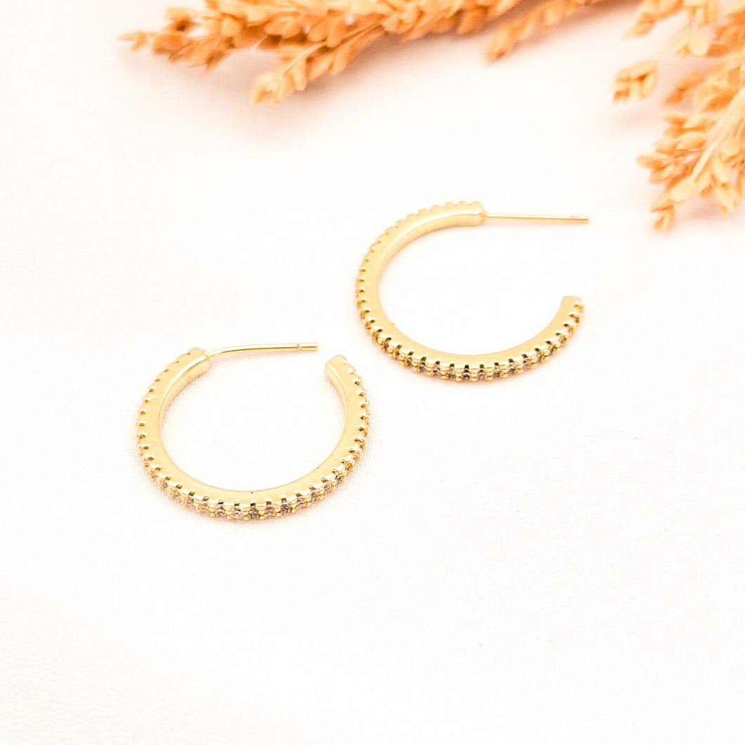 Earring stud crystal